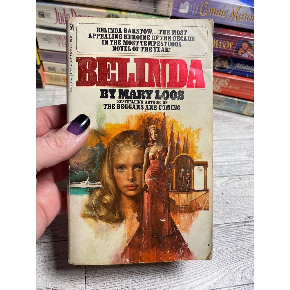Belinda by Mary Loos 1976 Paperback Novel Bantam Book Drama Hollywood‎ Fiction